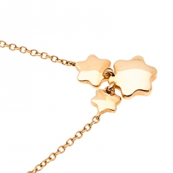 Pre Owned Montblanc Mother of Pearl 18k Rose Gold Pendant Necklace