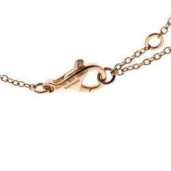 Montblanc Coeur de Pétales Entrelacés 18k Rose Gold Charm Bracelet