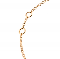 Pre Owned Montblanc Diamond 18k Rose Gold Chain Bracelet