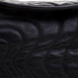 Pre Owned Montblanc Black Leather Starisma Alcina Hobo