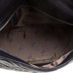 Pre Owned Montblanc Black Leather Starisma Alcina Hobo