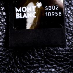 Pre Owned Montblanc Black Leather Starisma Alcina Hobo