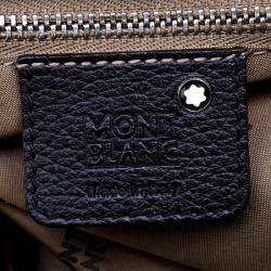 Pre Owned Montblanc Black Leather Starisma Alcina Hobo