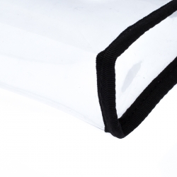 Pre Owned Montblanc Black/Transparent PVC and Leather Nightflight Liquid Flight Pouch