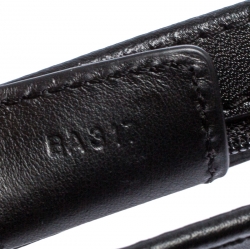 Pre Owned Montblanc Black/Transparent PVC and Leather Nightflight Liquid Flight Pouch