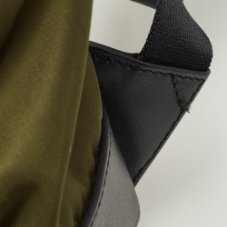 Montblanc Green/Black Nylon and Leather Spirit Backpack