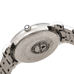 Montblanc White Mother Of Pearl Stainless Steel Star Classique 108764 Women's Wristwatch 34 mm