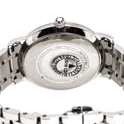 Montblanc White Mother Of Pearl Stainless Steel Star Classique 108764 Women's Wristwatch 34 mm