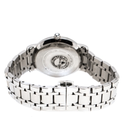 Montblanc White Mother Of Pearl Stainless Steel Star Classique 108764 Women's Wristwatch 34 mm