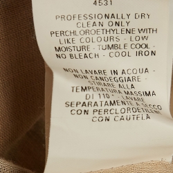 Pre Owned Moschino Cheap and Chic Brown Leopard Print Cotton Short Slip Dress S