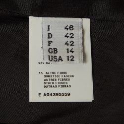 Pre Owned Moschino Couture Multicolor Printed Crepe Mini Shift Dress L