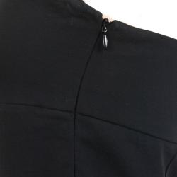 Pre Owned Moschino Jeans Black Strapless Donna Dress L