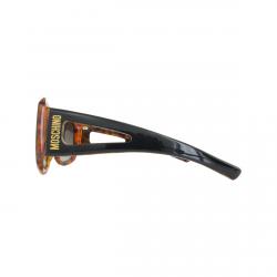 Pre Owned Moschino Black MO860S Square Sunglasses