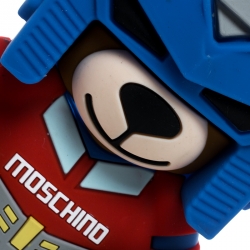 Pre Owned Moschino Blue Rubber Transformer Bear iPhone 7 Case