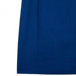 Pre Owned Moschino Bow Detail Fitted Dress M