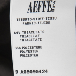 Pre Owned Moschino Couture Black Crepe Overlay Bomber Jacket M