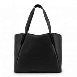 Pre Owned Love Moschino Black Faux Leather Tote