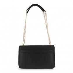 Pre Owned Love Moschino Black Leather CHARMING Chain Shoulder Bag