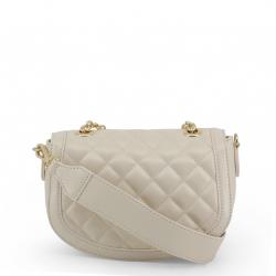 مملوكة مسبقًا Love Moschino White Quilted Faux Leather Crossbody Bag