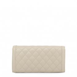 Love Moschino White Quilted Faux Leather WOC Clutch Bag Moschino | TLC