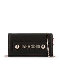 مملوكة مسبقًا Love Moschino Black Faux Leather WOC Clutch Bag 