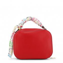 Love Moschino Red Faux Leather Scarf Crossbody bag