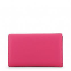 Pre Owned Love Moschino Pink Faux Leather WOC Clutch Bag