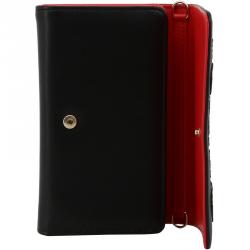 مملوكة مسبقًا Love Moschino Black Faux Leather WOC Clutch Bag