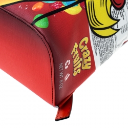 Pre Owned Moschino Multicolor Eyes PVC Capsule Backpack