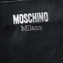 Pre Owned Moschino Multicolor Eyes Collection Print Nylon Backpack