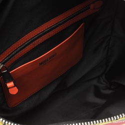 Pre Owned Moschino Multicolor Eyes PVC Capsule Backpack