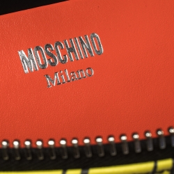 Pre Owned Moschino Multicolor Eyes PVC Capsule Backpack