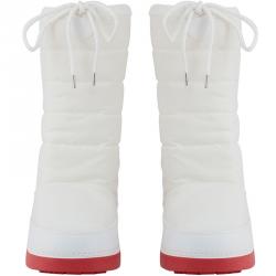 Pre Owned Love Moschino Two Tone Fabric Snow Boots Size 42
