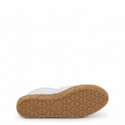 Pre Owned Love Moschino White Faux Leather Platform Espadrilles Size 39