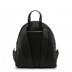 Pre Owned Love Moschino Black Faux Leather Backpack