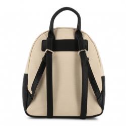 Pre Owned Love Moschino Brown Fabric Applique Backpack