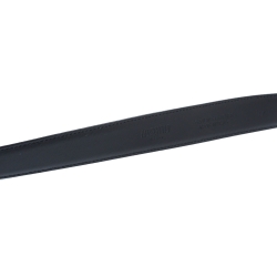 Pre Owned Moschino Black Patent Leather Redwall Logo Belt 85CM