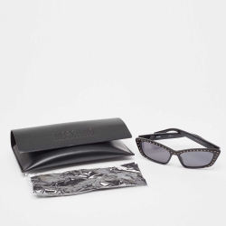 Moschino Black/Gold MOS091/S Studded Cat Eye Sunglasses