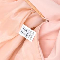 Pre Owned Moschino Pink Short Sleeve Tailored Dress M