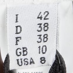 Pre Owned Moschino Couture Gold Sleeveless Crop Vest M