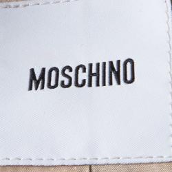 Pre Owned Moschino Multicolor Textured Chain and Tassel Detail Jacket L