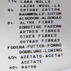 Pre Owned Moschino Multicolor Textured Chain and Tassel Detail Jacket L