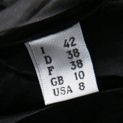 Pre Owned Moschino Black Hanging Gold Logo Letter Detail Chain Trim Jacket M 