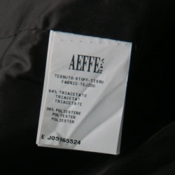 Pre Owned Moschino Black Hanging Gold Logo Letter Detail Chain Trim Jacket M 