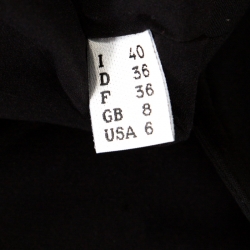 Moschino Couture Black Wool Zip Front Cropped Jacket S