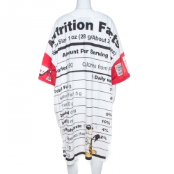 Moschino Couture Red Cotton Mr. Funtastic T-Shirt Dress One Size 