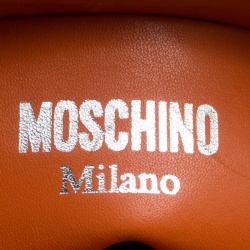 Pre Owned Moschino Multicolor Fantasy Print Leather Capsule Collection Top Handle Bag