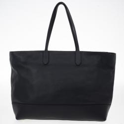 Pre Owned Moschino Leather Shopper Tote