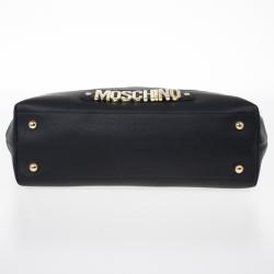 Pre Owned Moschino Leather Shopper Tote