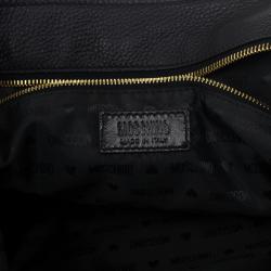 Pre Owned Moschino Leather Shopper Tote